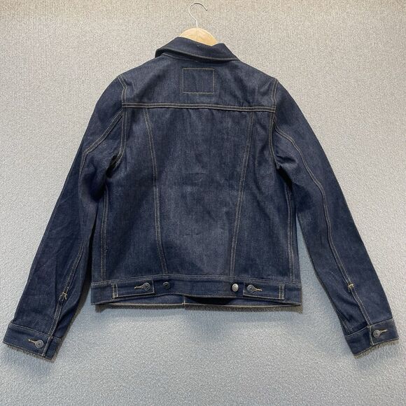 Levi's Denim Trucker Jacket Size XS Biker Jean Authentic Cotton - Picture 2 of 11